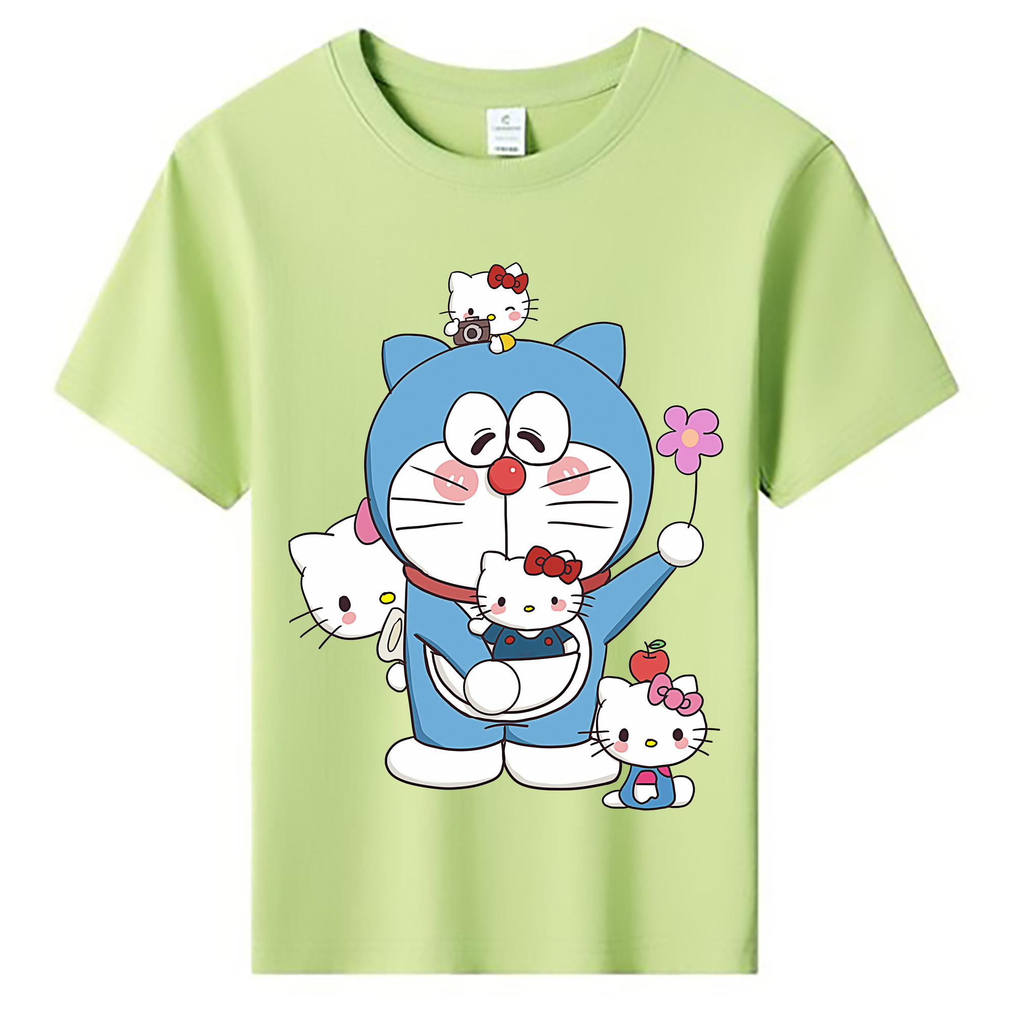 （画像用） ドラえもん Doraemon 綿100％キッズTシャツ（フロントプリント）